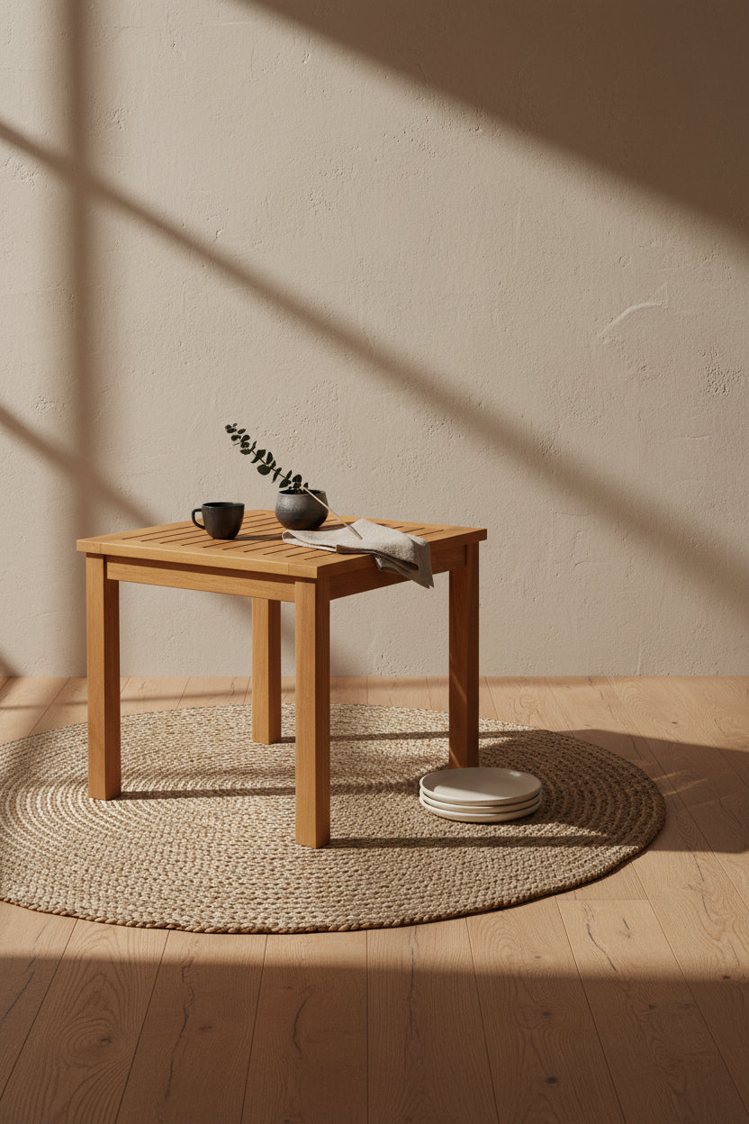 vidaXL Coffee Table 15.7x15.7x14.2 Solid Wood Acacia
