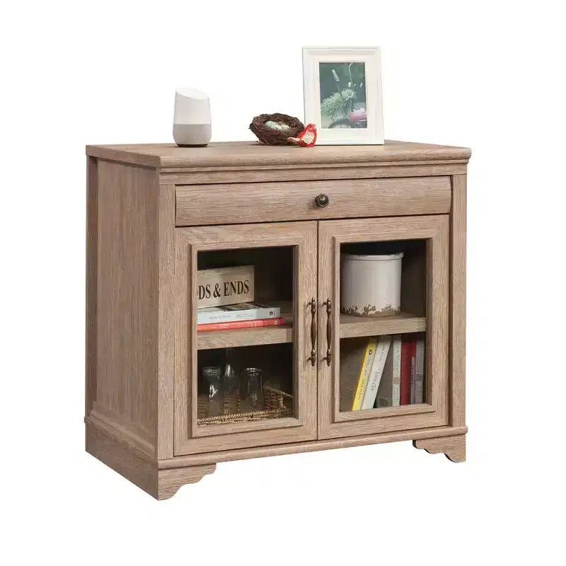 Meuble de rangement de bureau compact en bois