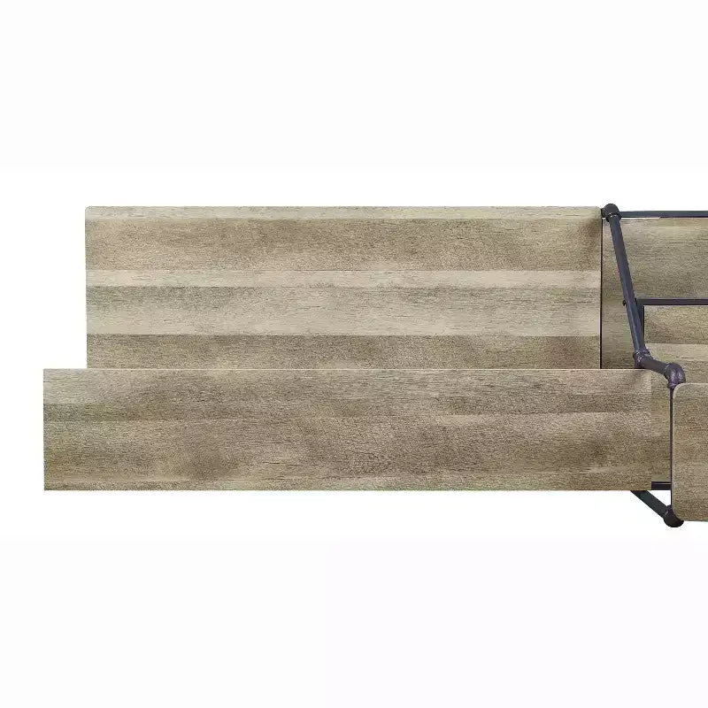 Bureau Phil avec bibliothèque réversible et éclairage LED
