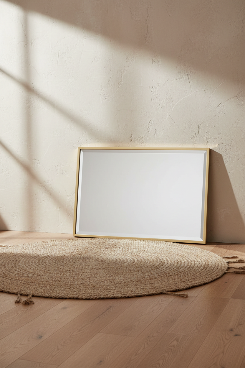 Gold Framed Mirror – Editorial Lifestyle